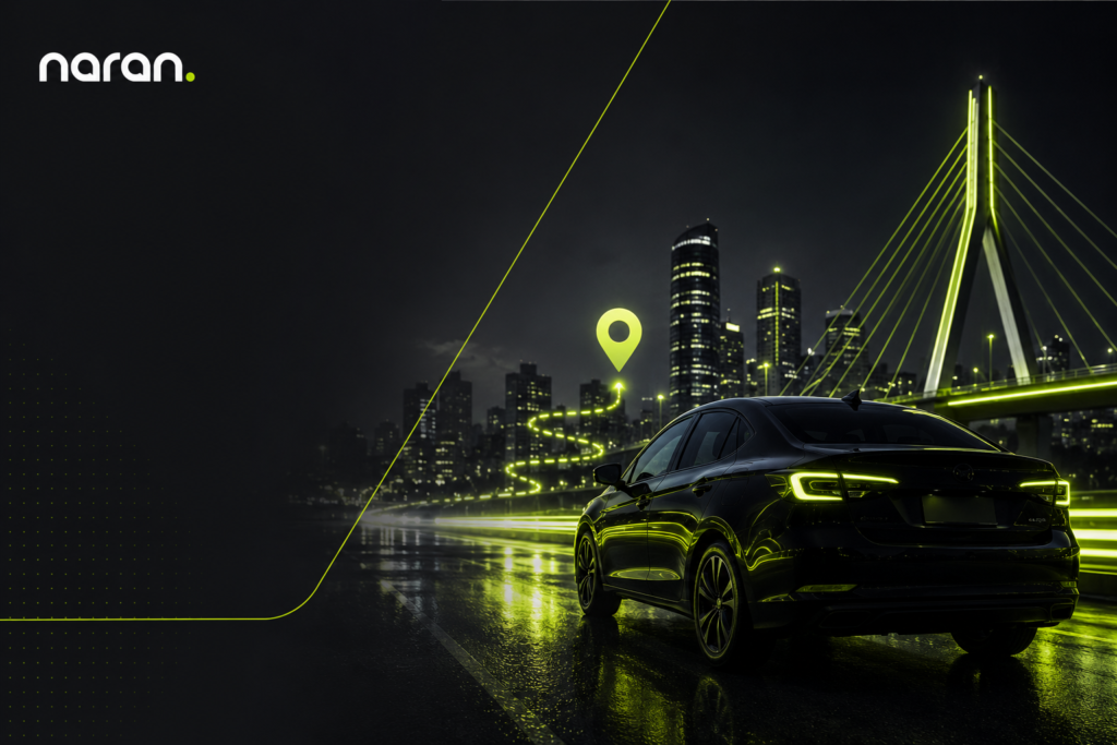 DiDi vs Uber vs inDrive: auto de conductor de apps circulando de noche en Lima