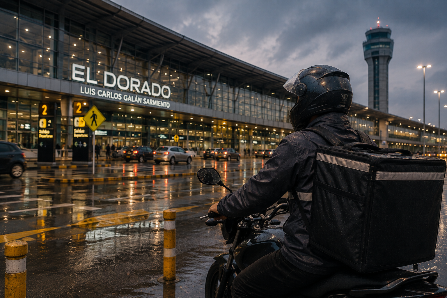 Trabajar en el aeropuerto El Dorado: reglas para domiciliarios y repartidores