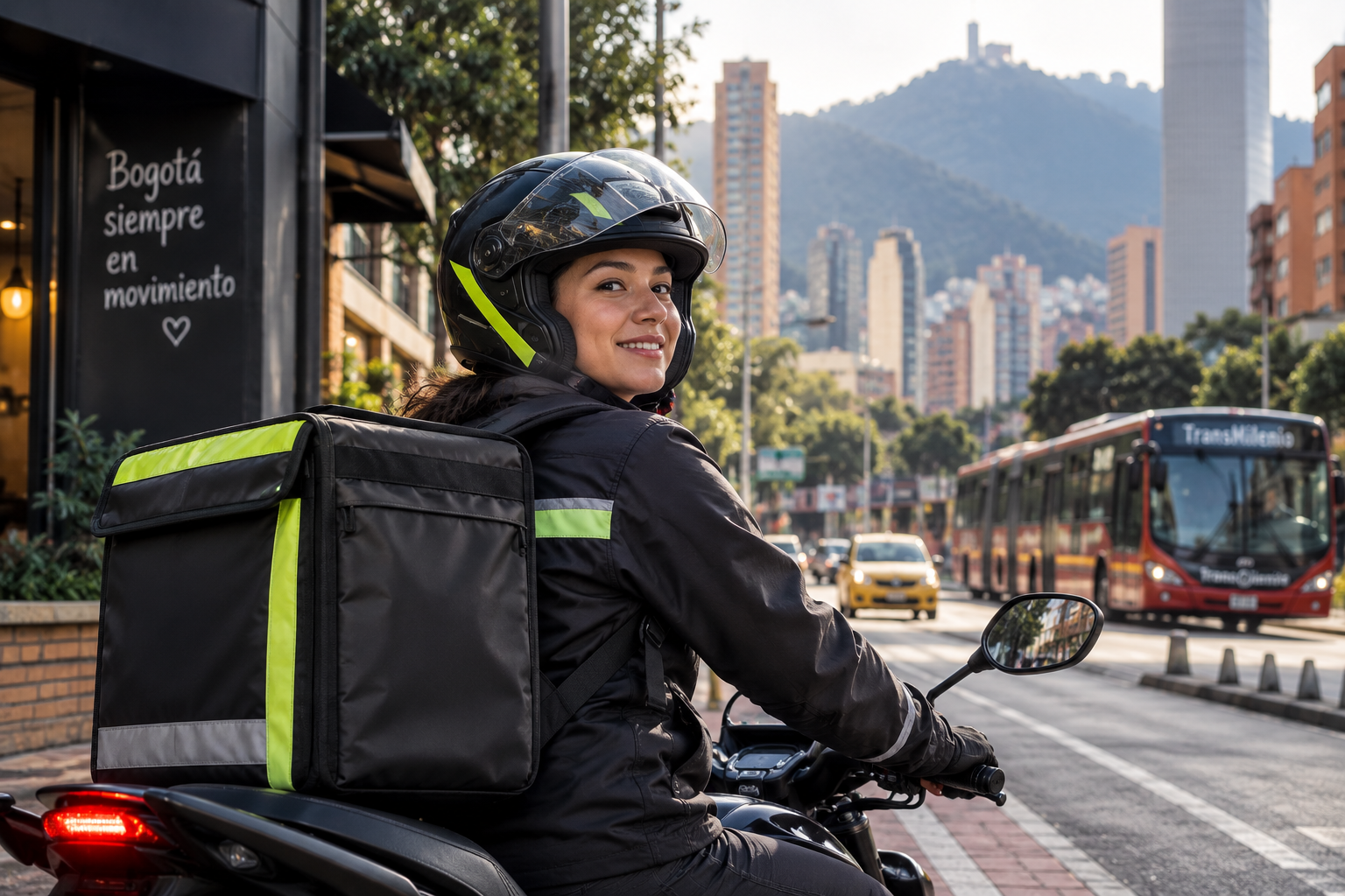 Mujer domiciliaria trabajando en Bogotá
