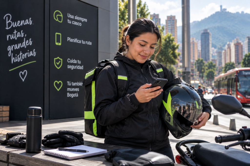 Consejos prácticos para domiciliarias en Bogotá