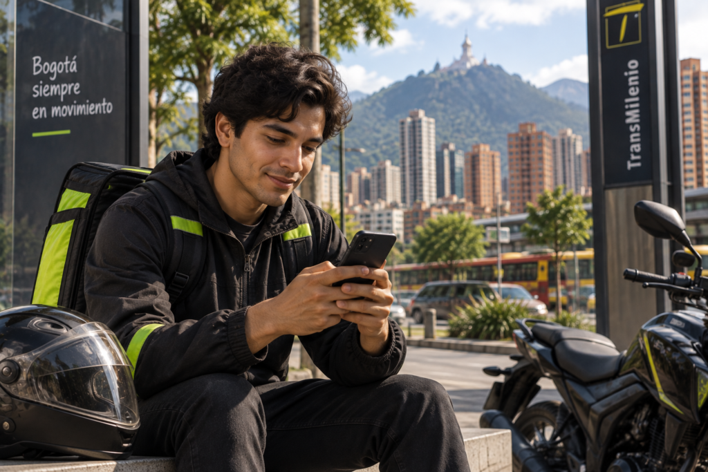 Tasa de aceptación y estado del repartidor en las apps