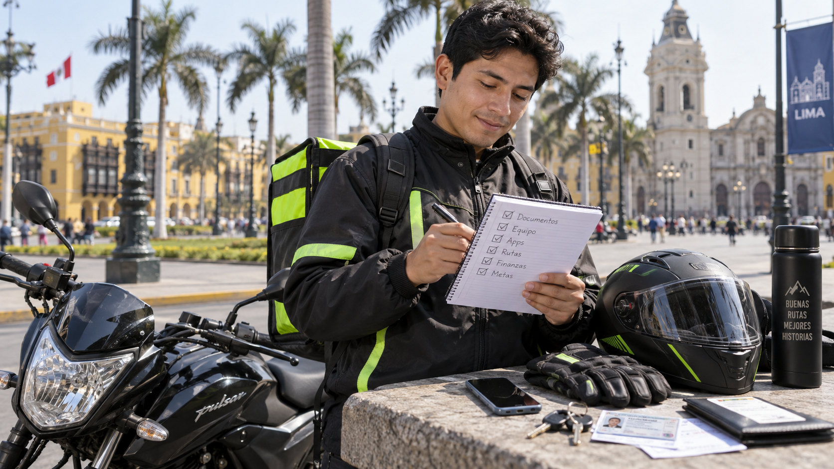 Check-list del primer mes como repartidor o conductor en Lima