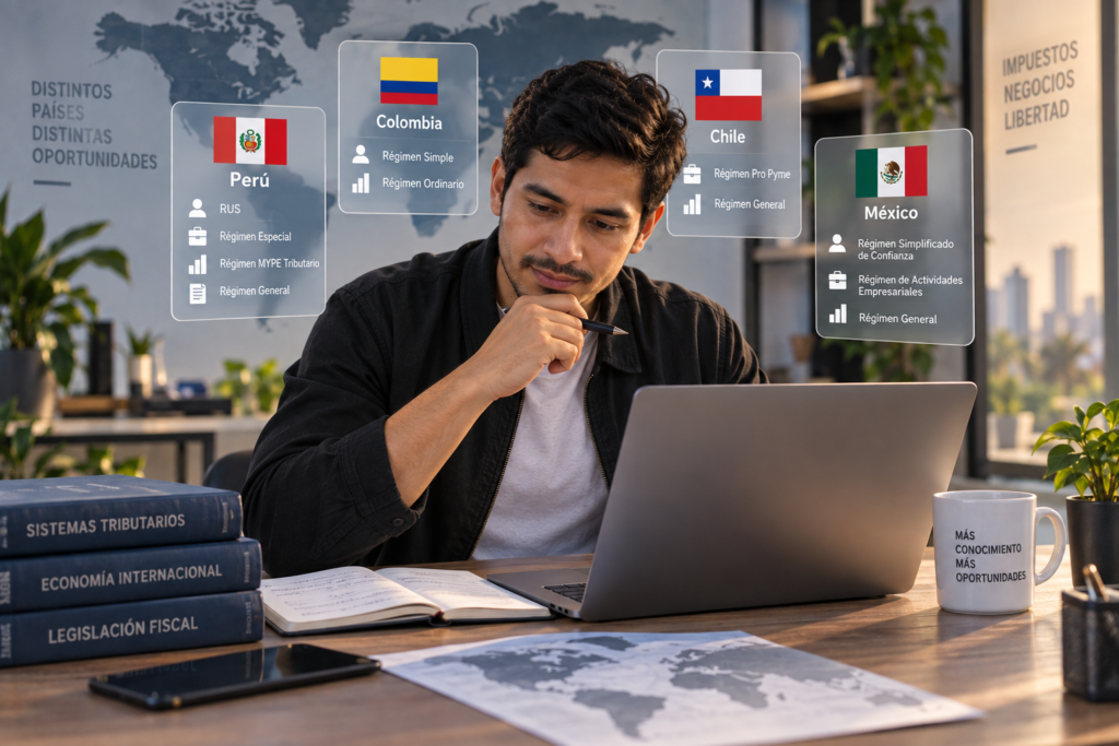 Diferencias entre regímenes tributarios de distintos países