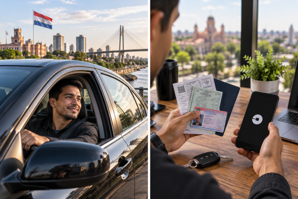 Documentos necesarios para trabajar en Uber Paraguay