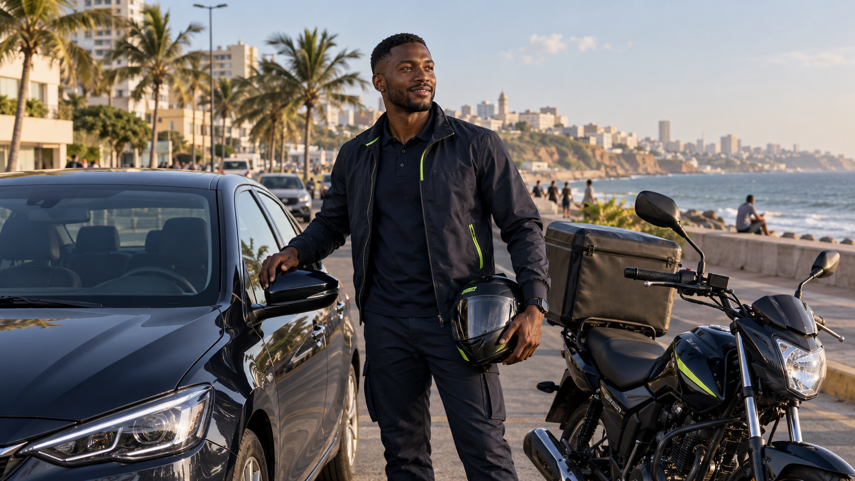 Combiner VTC et livraison à moto à Dakar