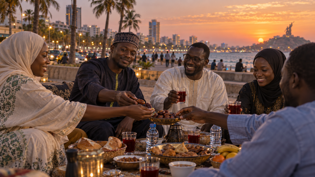 Solidarité et partage du ndogou à Dakar pendant le Ramadan