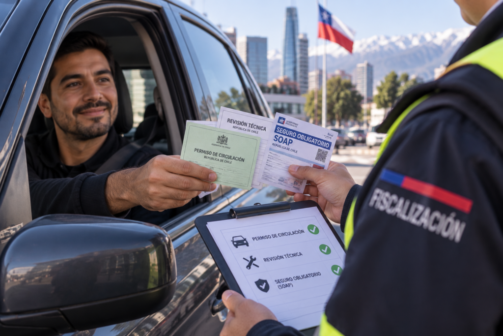 Documentos del vehículo exigidos en Chile