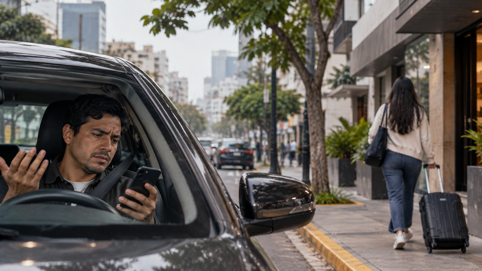 Pasajero no paga o cancela el viaje, conductor de app en Lima