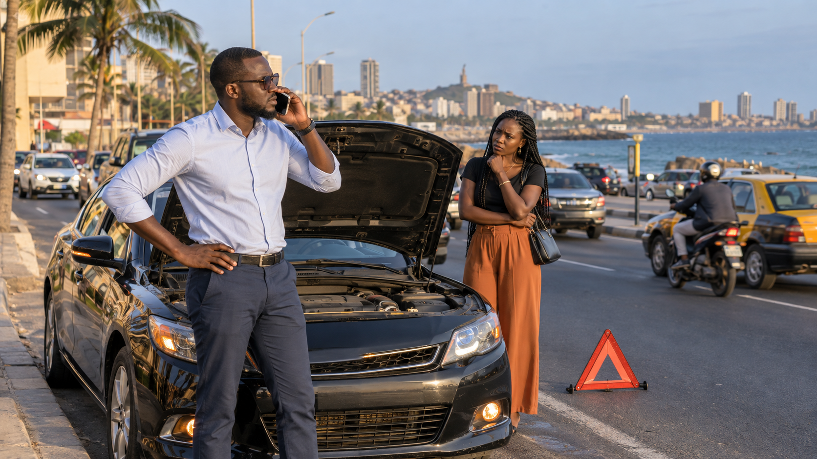 Panne ou accident en pleine course : les bons réflexes